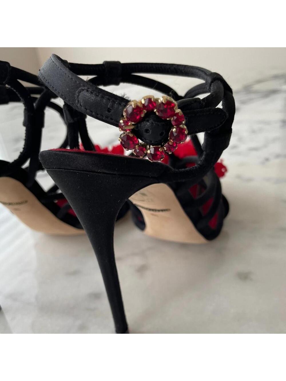 Dolce & Gabbana Black and Red Heels - Picture 9 of 9
